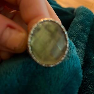 Lucky Brand NWT Green Gemstone Ring Size 7